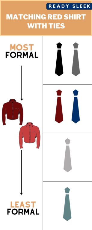 What Color Tie Goes With A Red Shirt? (Pics) • Ready Sleek