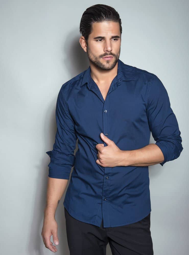 How To Wear A Navy Shirt With Black Pants Ready Sleek