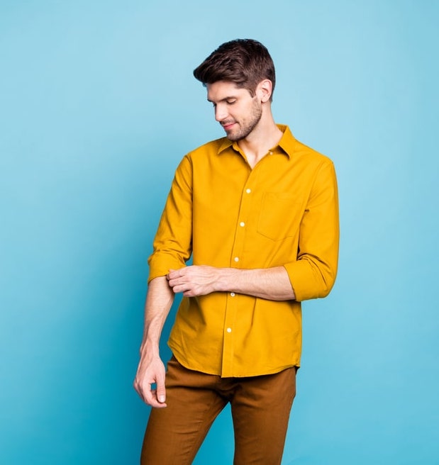 Yellow Shirt Matching Pant Ideas | Yellow Shirts Combination Pants -  TiptopGents