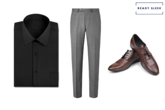 7 Pants Colors To Wear With A Black Shirt And Brown Shoes • Ready Sleek