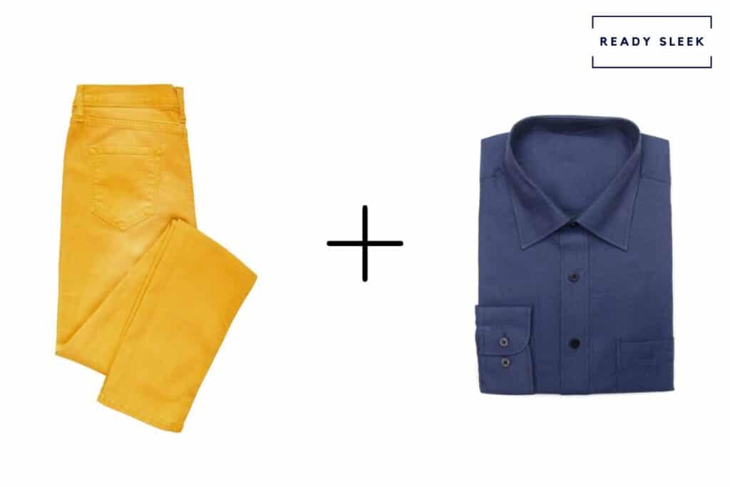 What Shirt Colors Go With Mustard Pants? (Pics) • Ready Sleek