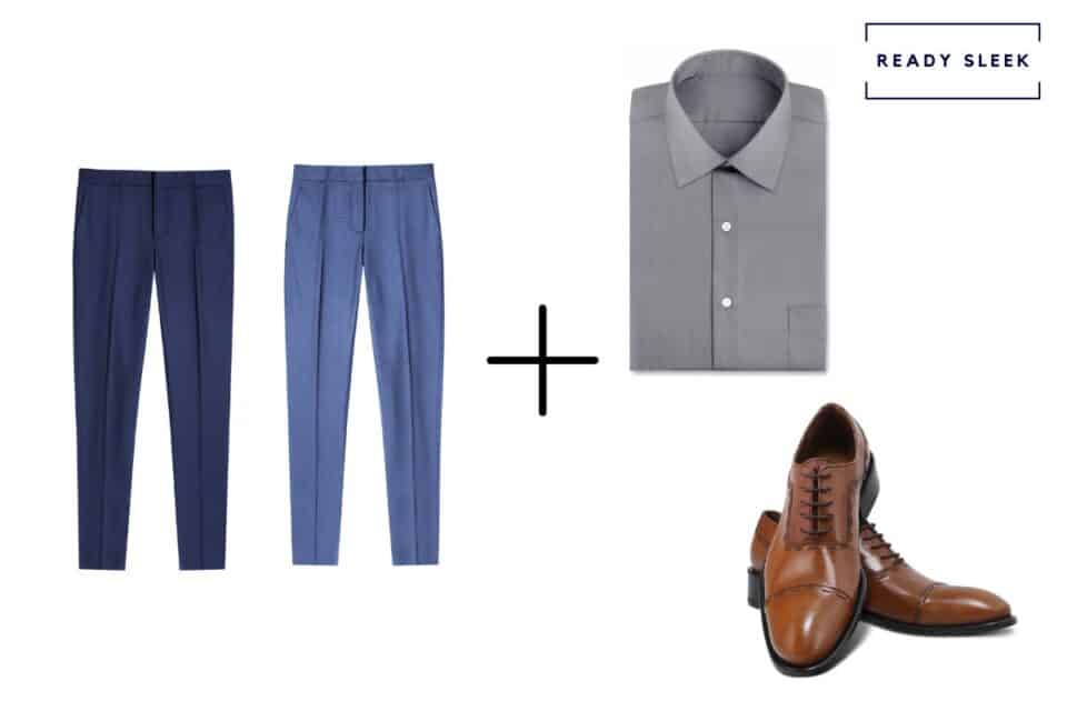 7 Shirt Colors To Wear With Blue Pants And Brown Shoes • Ready Sleek