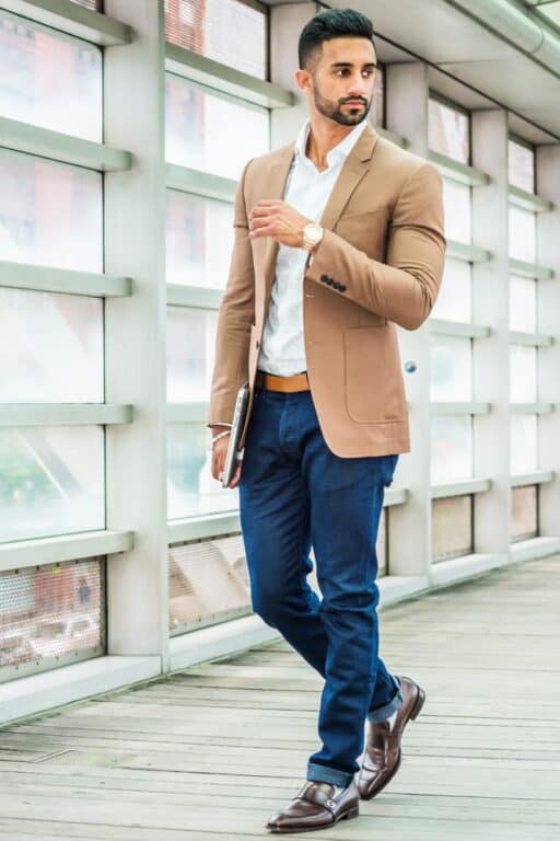 How To Wear Blue Jeans With Brown Shoes • Ready Sleek