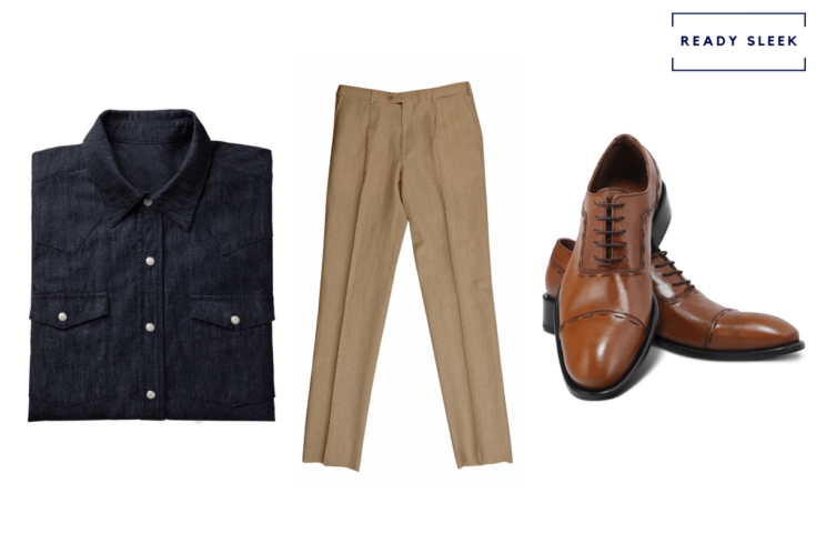 7 Pants Colors To Wear With A Black Shirt And Brown Shoes • Ready Sleek