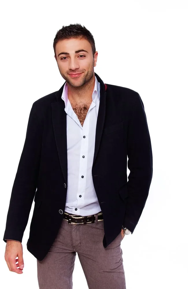 Generic Men's Suit 3 Piece Set Slim Fit Jacket Pants Wedding Banquet Male  Stand Collar @ Best Price Online | Jumia Egypt