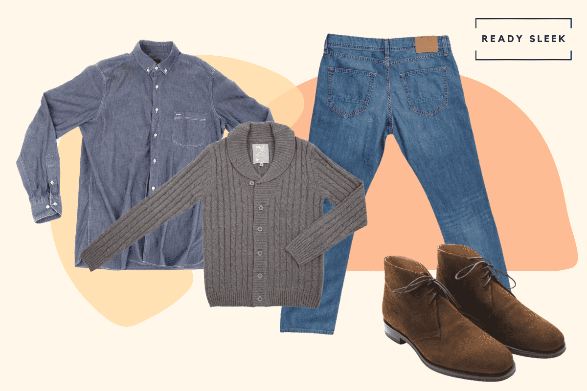 how-to-wear-a-grey-shirt-with-light-blue-jeans-ready-sleek